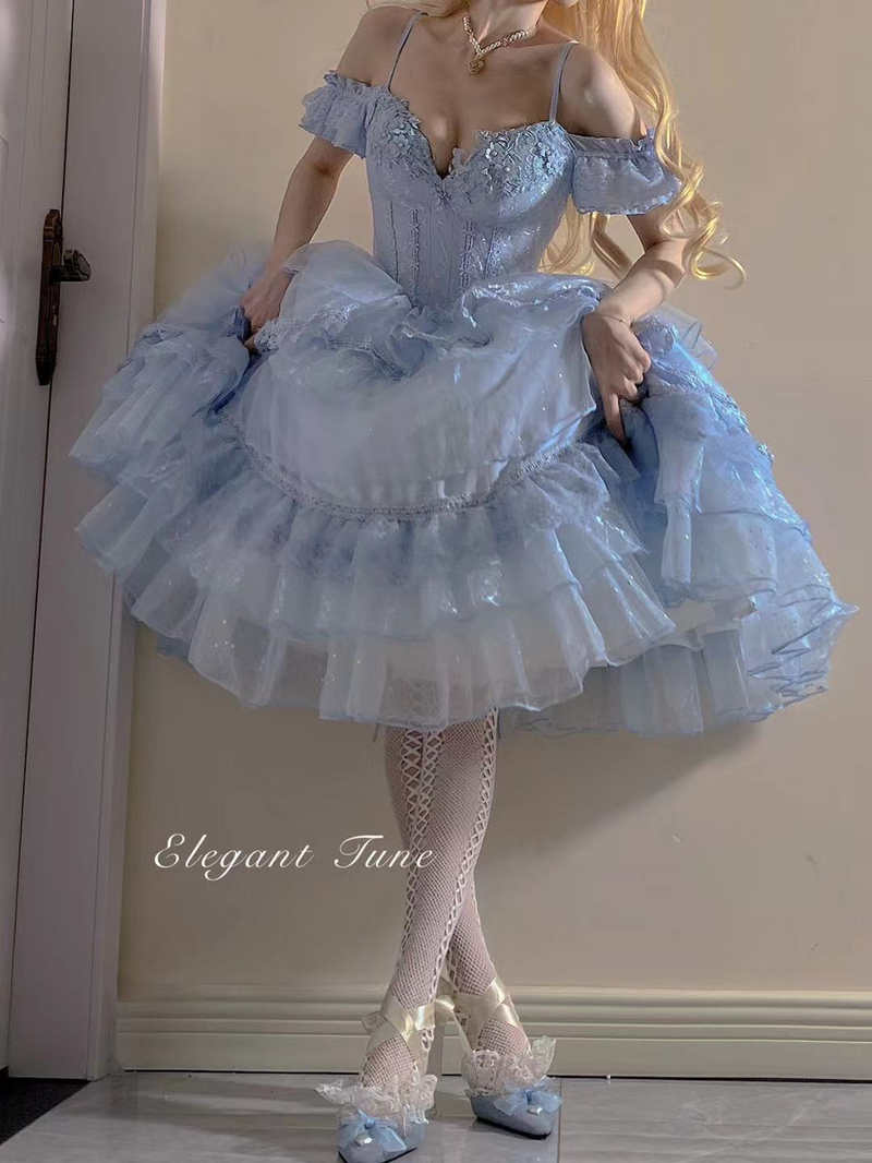 LO786 lolita オリジナル 洋服 レース ワンピース その他 スカート